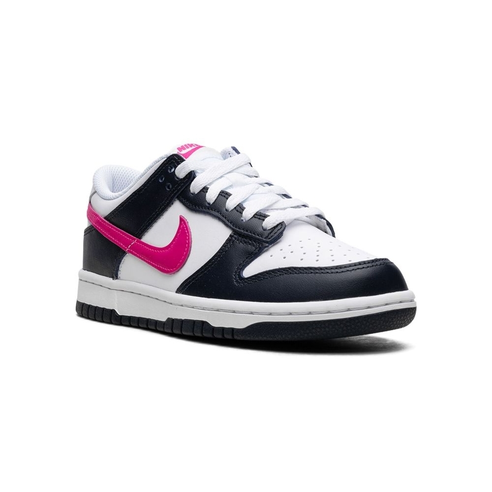 Nike Dunk Low Dark Obsidian Blue White & Fierce Pink W8 Y6.5 - Picture 11 of 16